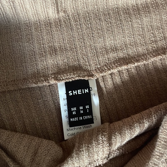 light brown two piece set. It is from shein and has never been worn. - Picture 2 of 2
